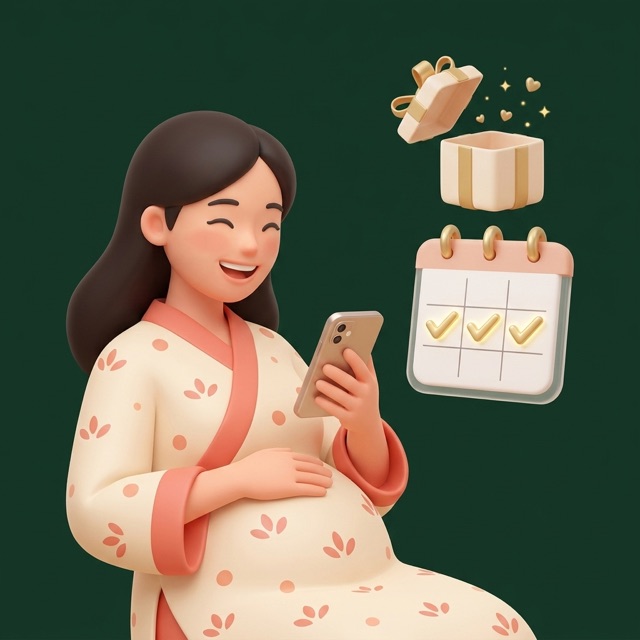 Ảnh minh hoạ bước 3: mẹ B bấm xác nhận trong thư, quà về cho người mời